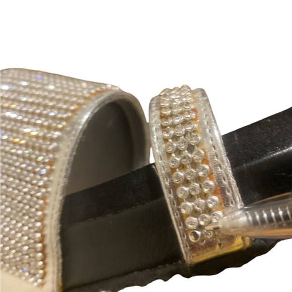 Volatile Silver Sparkling Sandals - Picture 5 of 6